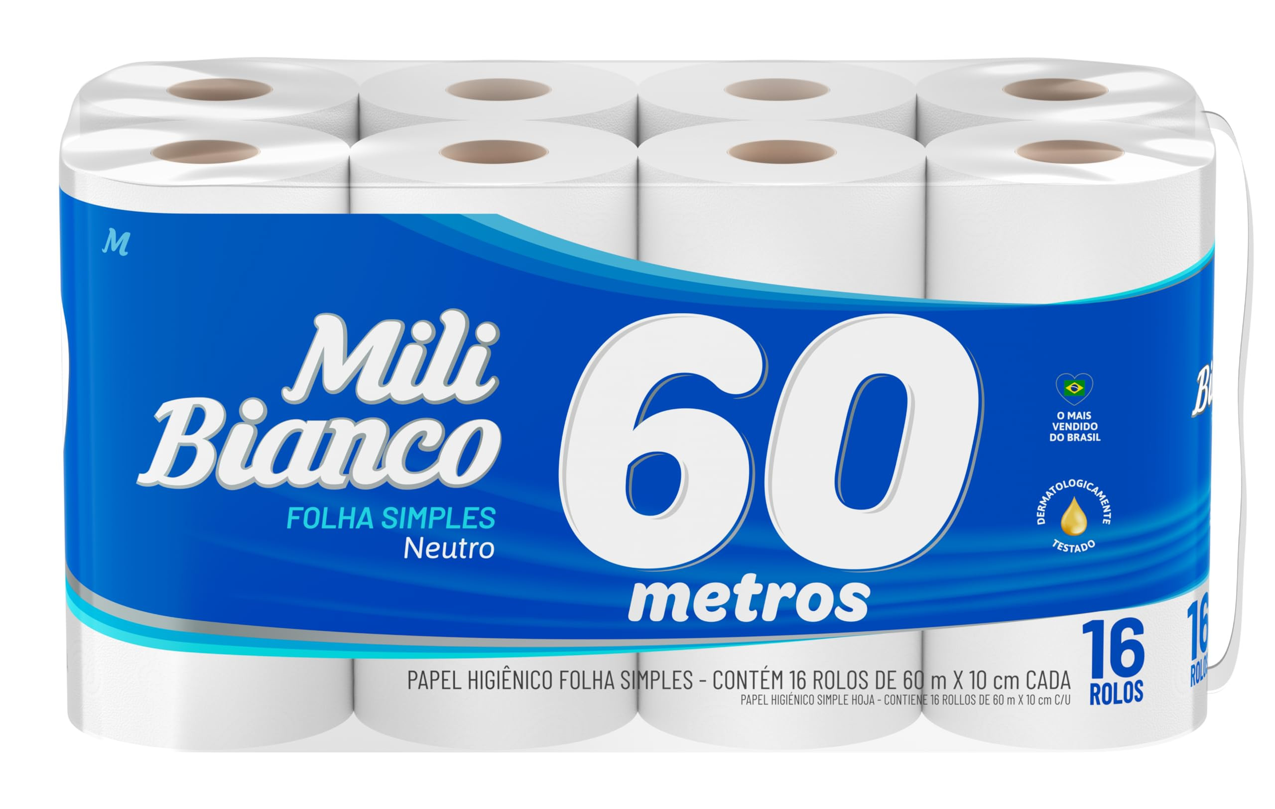 PAPEL HIGIENICO 16X60MTS MILI